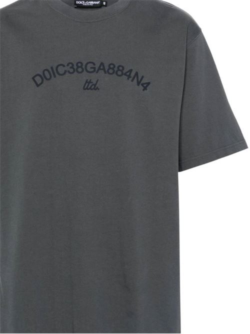 logo-print cotton T-shirt Dolce & Gabbana | G8PN9TG7M3KN9299